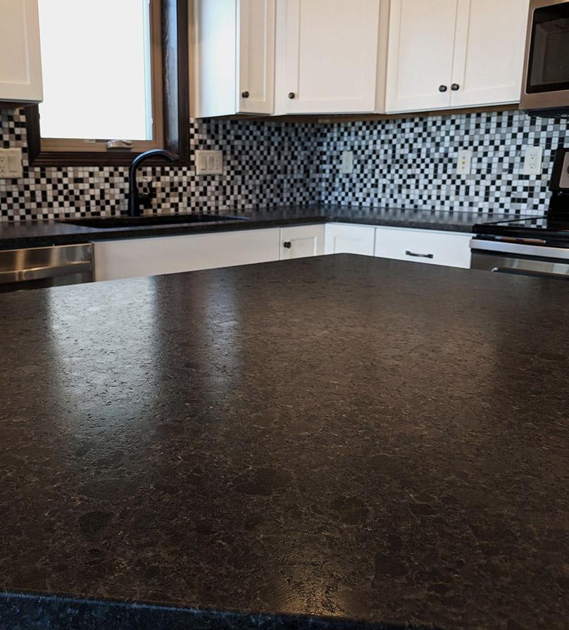 Leatherd granite countertop